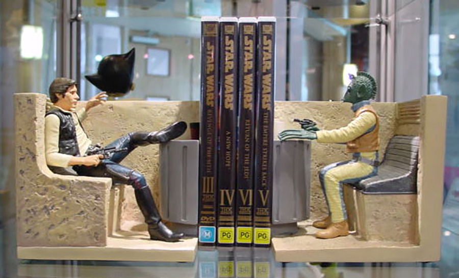 Reel Collectibles Review Gentle Giant Cantina Bookends SWNZ, Star