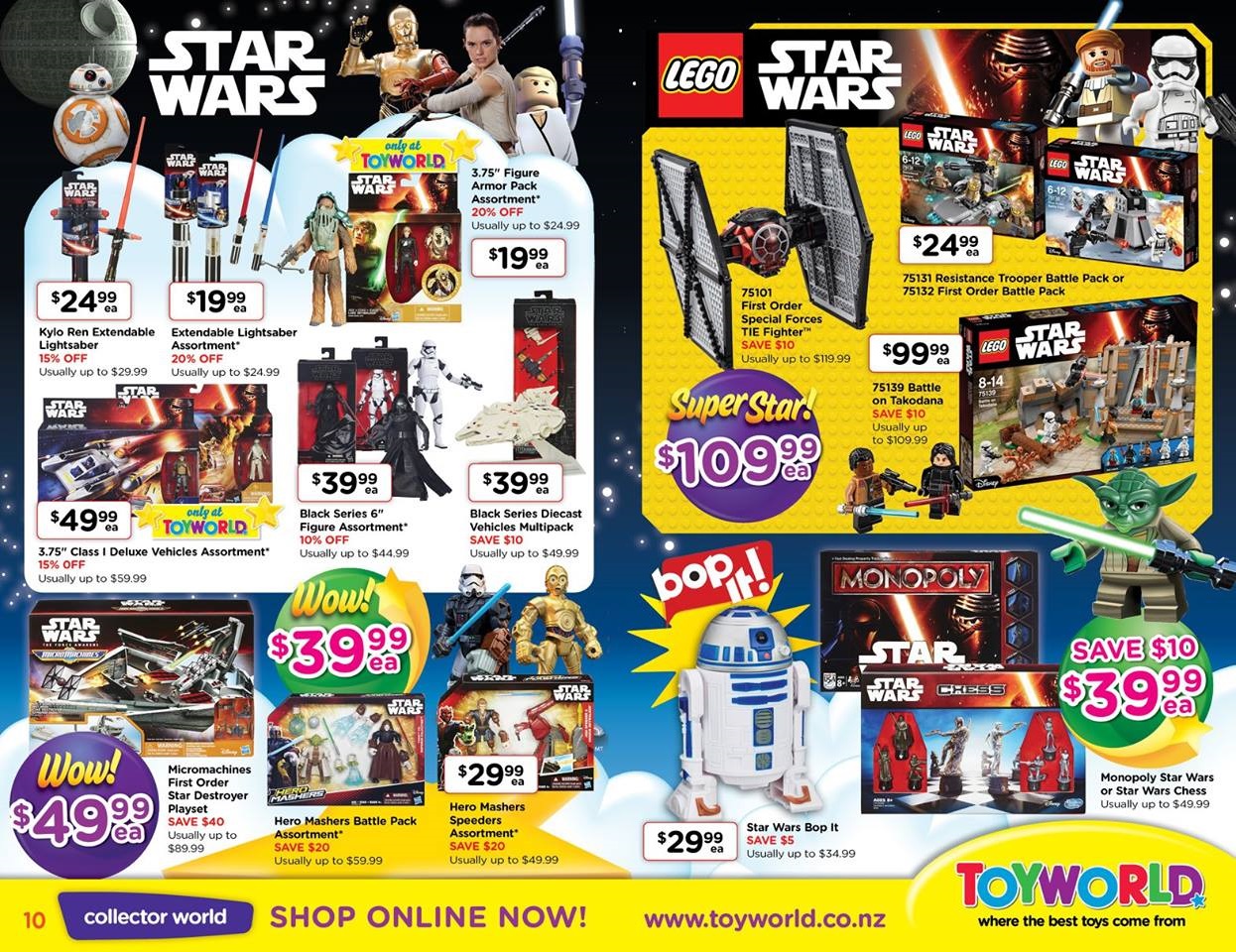 Toyworld Catalogue Sale May 2016 SWNZ, Star Wars New Zealand