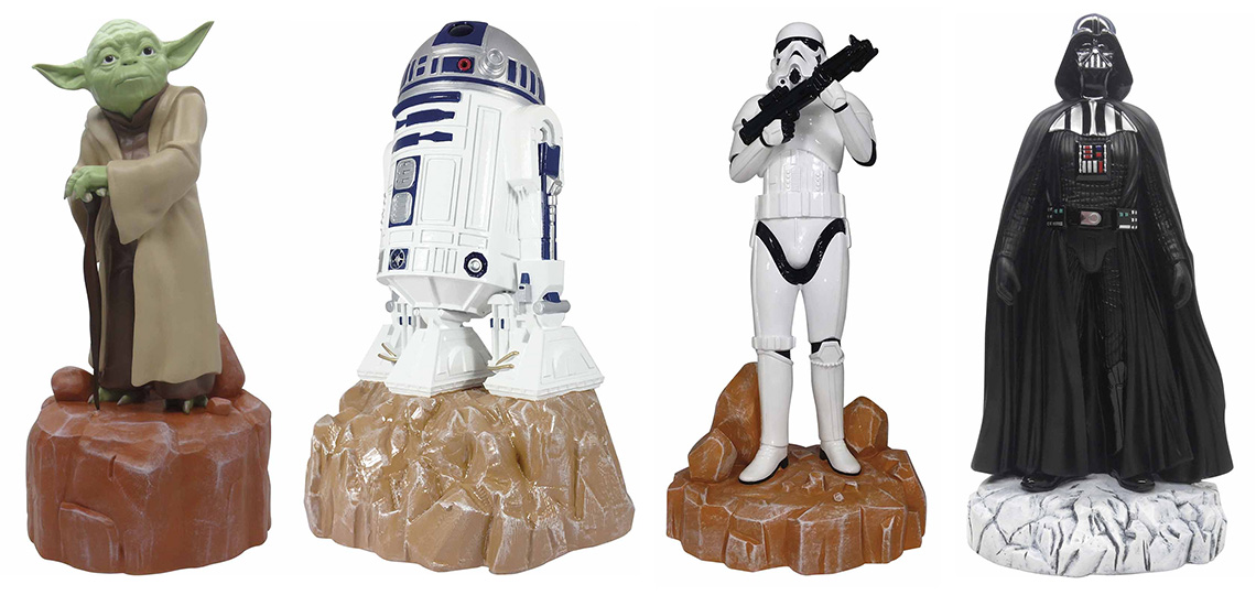 Star Wars Garden Statues at Mitre10 SWNZ, Star Wars New Zealand