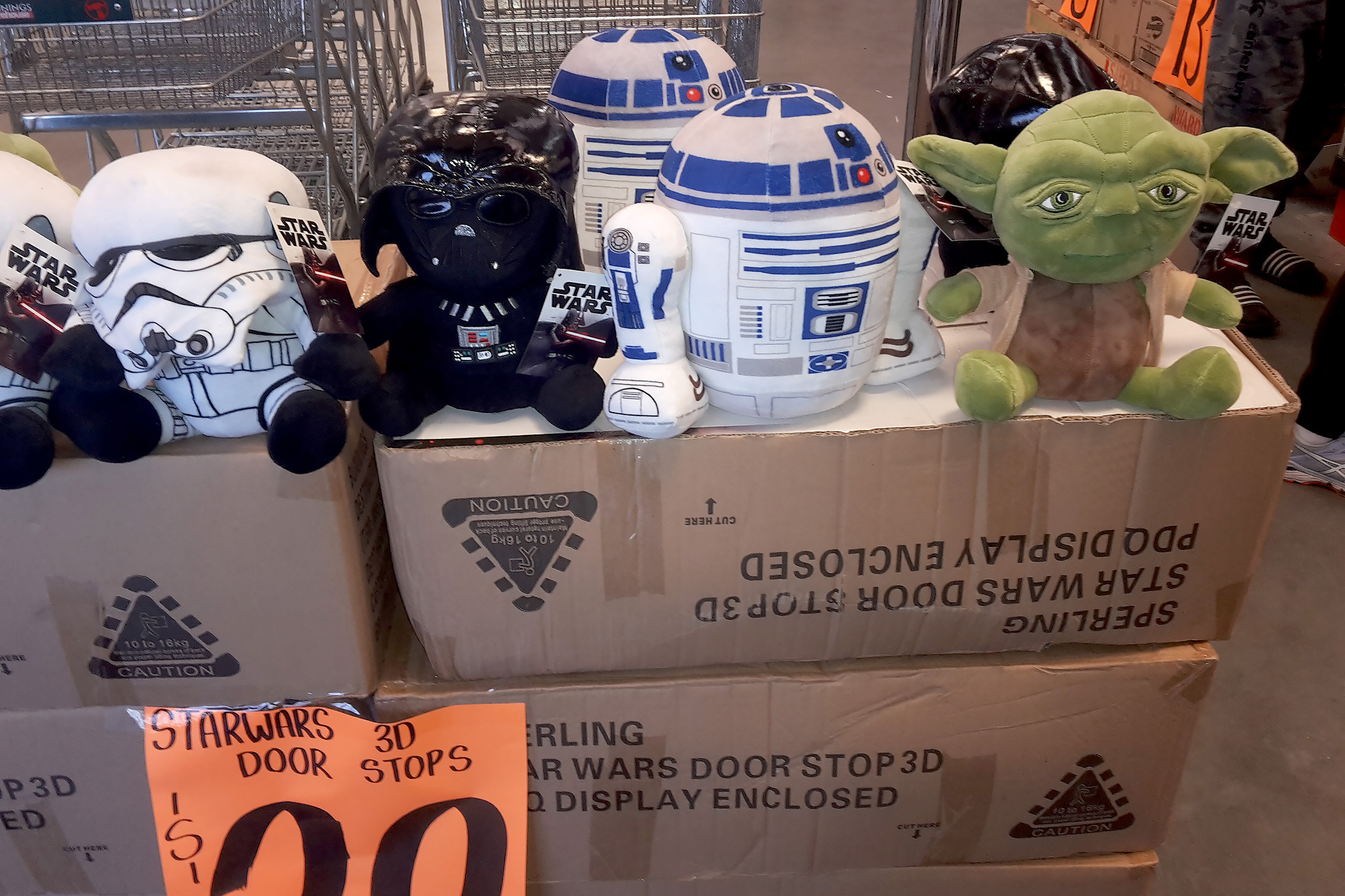 Door Stops and Draught Stoppers at Bunnings SWNZ, Star Wars New Zealand