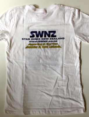 SWNZ t-shirt in white (women's size/version)