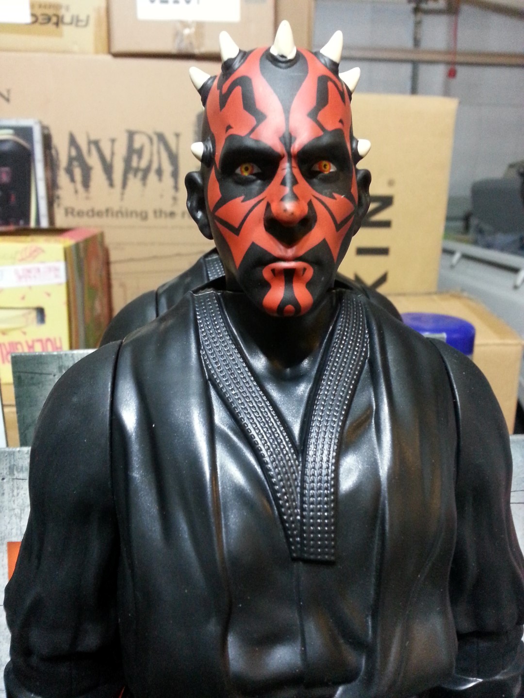 Darth Maul is more detailed that expected.